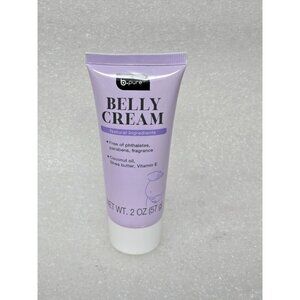 B Pure Belly Cream 2 Oz Natural Ingredients Coconut Oil Shea Butter Vitamin E